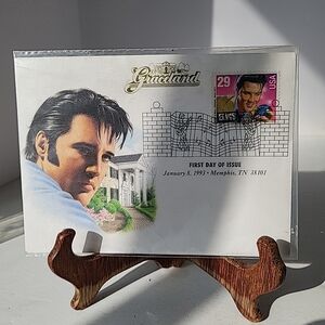 Elvis Presley Graceland First Day of Issue Stamp/Envelope 1992